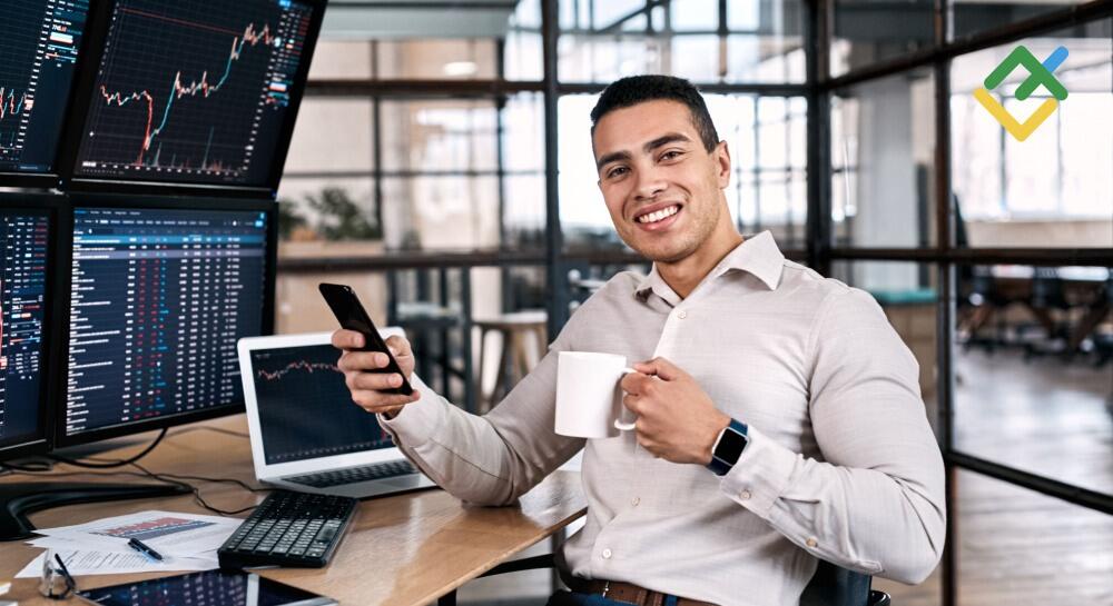 Trader com celular